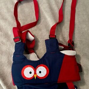 Red and Blue Kids Owl Walking Belt
